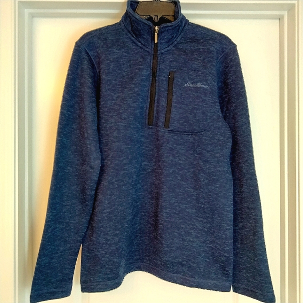 NWT Sz S Eddie Bauer 1/4 Zip Sweater Fleece